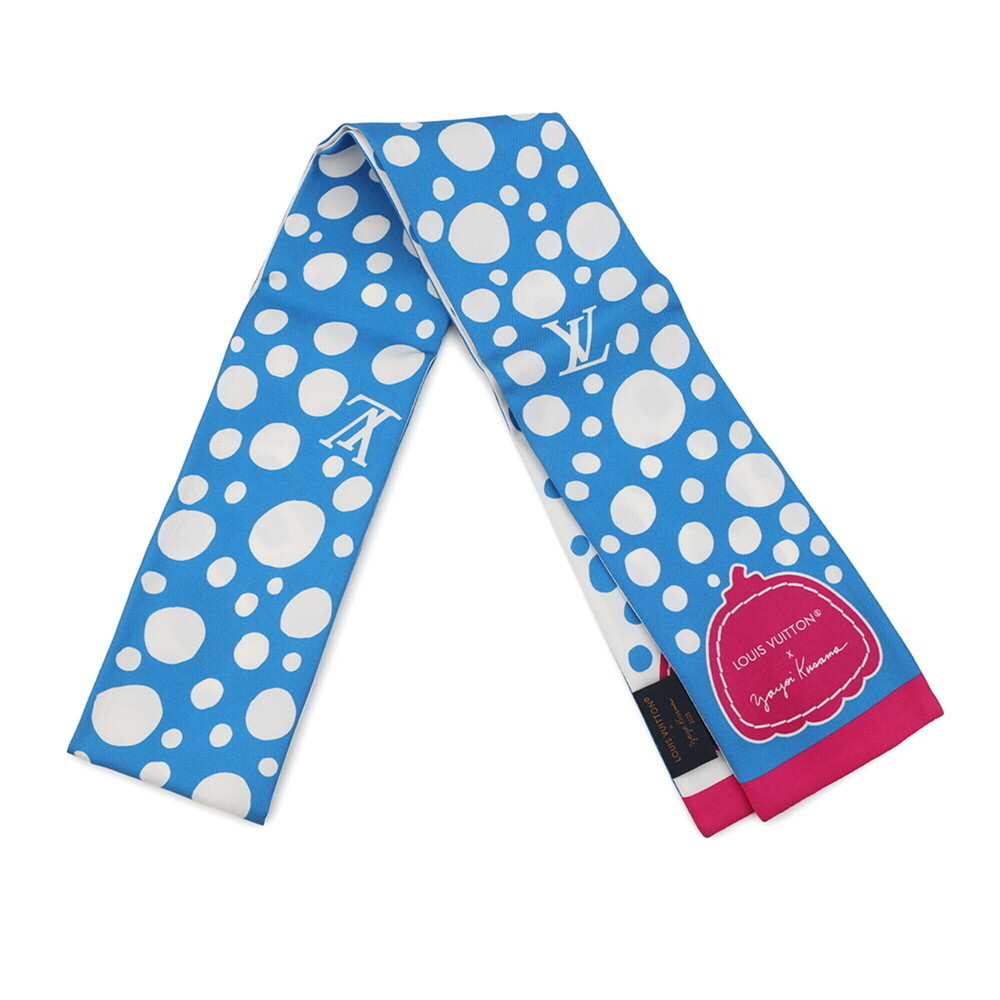 Louis Vuitton Scarf Muffler Bandeau Infinity Dot LV x YK Silk M78290 LOUIS VU...